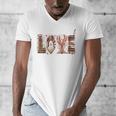 Librarian Reader Books Valentine Teacher Valentines Teach Men's V-Neck T-Shirt