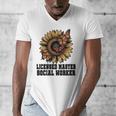 Licensed Masters Social Work Worker LMSW Graduation 2026 Men's V-Neck T-Shirt
