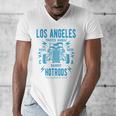 Los Angeles Hotrods Automotive Nostalgia Premium Tri-Blend Men's V-Neck T-Shirt