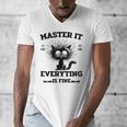 Masters Mastered It Graduate Master Degree Graduation Men's V-Neck T-Shirt