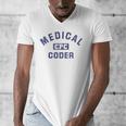Medical Coder CPC Medical Coding Graduation Men's V-Neck T-Shirt