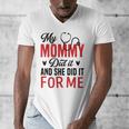 My Mommy Did It And She Did It For Me Nurse Graduation Mom Men's V-Neck T-Shirt