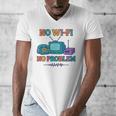 No Wi-Fi No Problem – Retro Dial Up Tech Nostalgia Premium Tri-Blend Men's V-Neck T-Shirt No Wi-Fi No Problem – Retro Dial Up Tech Nostalgia Premium Tri-Blend Men's V-Neck T-Shirt