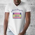 Nostalgia 1980s 80s 90s Costume Party Never Forget Men's V-Neck T-Shirt