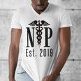 Nurse Practitioner Graduation NP Est 2019 Shirt Men's V-Neck T-Shirt