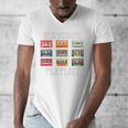 Old School Playlist Nostalgia Vibes Cassette Men's V-Neck T-Shirt