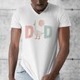 One Silly Goose Dad 1st First Birthday Family Matching Party Men's V-Neck T-Shirt