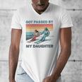 Got Passed By My Daughter Skiing Dad Men's V-Neck T-Shirt