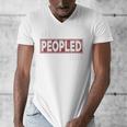 All Peopled Out Introvert Joke Sarcastic Quote Premium Tri-Blend Men's V-Neck T-Shirt All Peopled Out Introvert Joke Sarcastic Quote Premium Tri-Blend Men's V-Neck T-Shirt