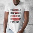 PGY Done Medical Training Residency Fellowship Graduation Men's V-Neck T-Shirt