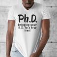Phd Shirt Bs Doctorate Graduation Doctoral Men's V-Neck T-Shirt