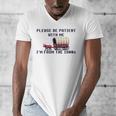 PLEASE BE PATIENT WITH ME I'M FROM THE 1900s 90s Meme Premium Men's V-Neck T-Shirt