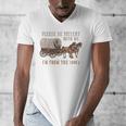 PLEASE BE PATIENT WITH ME I'M FROM THE 1900s Clever Premium Men's V-Neck T-Shirt PLEASE BE PATIENT WITH ME I'M FROM THE 1900s Clever Premium Men's V-Neck T-Shirt