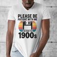 Please Be Patient With Me I'm From The 1900s Floppy Disk Premium Men's V-Neck T-Shirt Please Be Patient With Me I'm From The 1900s Floppy Disk Premium Men's V-Neck T-Shirt