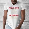 Please Be Patient With Me I'm From The 1900s Grandma Grandpa Premium Men's V-Neck T-Shirt Please Be Patient With Me I'm From The 1900s Grandma Grandpa Premium Men's V-Neck T-Shirt