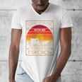Please Be Patient I'm From The 1900s Sunset Vintage Wagon Premium Men's V-Neck T-Shirt Please Be Patient I'm From The 1900s Sunset Vintage Wagon Premium Men's V-Neck T-Shirt
