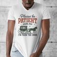 Please Be Patient I'm From The 1900s Throwback Men's V-Neck T-Shirt Please Be Patient I'm From The 1900s Throwback Men's V-Neck T-Shirt