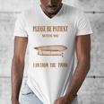 Please Be Patient With Me I'm From The 1900s Vintage Airship Men's V-Neck T-Shirt