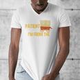Please Be Patient With Me I'm From The 1900s Vintage Oregon Premium Men's V-Neck T-Shirt