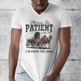 Please Be Patient With Me I'm From The 1900s Vintage Raglan Baseball Tee Men's V-Neck T-Shirt