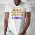 Please Slow Down I'm From The 1900s Retro Vintage 70 Premium Tri-Blend Men's V-Neck T-Shirt