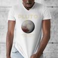 Pluto Never Forget 1930-2006 Planet Space Science Nostalgia Premium Tri-Blend Men's V-Neck T-Shirt
