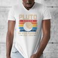 Pluto Never Forget Space Nostalgia Astronomy Humor Men's V-Neck T-Shirt Pluto Never Forget Space Nostalgia Astronomy Humor Men's V-Neck T-Shirt