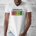 Powered By Books Bookworm Librarian Reading Men's V-Neck T-Shirt Powered By Books Bookworm Librarian Reading Men's V-Neck T-Shirt