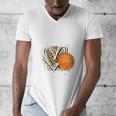 Proud Aunt Of A 2026 Senior Basketball Graduation Leopard Premium Tri-Blend Men's V-Neck T-Shirt
