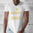 Proud Aunty Of 2023 Class MBA Graduate Family Graduation Men's V-Neck T-Shirt