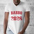 Proud Babbo Of a Class Of 2026 Graduate For Graduation Men's V-Neck T-Shirt