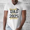 Proud Dad Of a 2025 Senior Graduation Men's V-Neck T-Shirt
