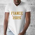 Proud Fiance Of A 2025 Graduate Fiance Graduation 2025 Senio Men's V-Neck T-Shirt