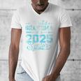 Proud Grandma Of a 2025 Senior Graduate Graduation Premium Men's V-Neck T-Shirt