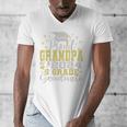 Proud Grandpa Of 5th Grade Graduate 2024 Family Graduation Men's V-Neck T-Shirt