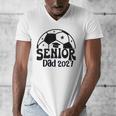 Proud Senior Dad Soccer Class Of 2027 Graduation Graduate Men's V-Neck T-Shirt