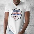 Proud Sister Queen Graduation Shirt African American Men's V-Neck T-Shirt