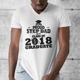 Proud Step Dad Of A Class Of 2018 Tee Graduate Graduation Z1 Men's V-Neck T-Shirt