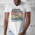 Retro Cassette Case 70s Vintage Music Analog Nostalgia Men's V-Neck T-Shirt