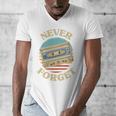 Retro Cassette Never Forget Nostalgia Vintage Men's V-Neck T-Shirt