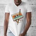 Retro Cassette Tape & Pencil Rewind Nostalgia Party 80s 90s Men's V-Neck T-Shirt
