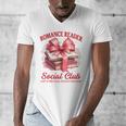 Romance Book Reading Bookish Romance Reader Social Club Men's V-Neck T-Shirt Romance Book Reading Bookish Romance Reader Social Club Men's V-Neck T-Shirt