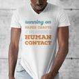 Running On Paper Crafts Social Introvert Humor Vintage Men's V-Neck T-Shirt Running On Paper Crafts Social Introvert Humor Vintage Men's V-Neck T-Shirt