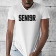 SEN19R Senior 2019 High School Graduation Party T-Shirt Men's V-Neck T-Shirt
