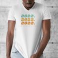 Senior 2022 Shirt Class Of 2022 Retro Graduation Grad Men's V-Neck T-Shirt
