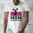 Senior Cheerleader Mom Cheer Class Of 2025 Graduation Women Men's V-Neck T-Shirt