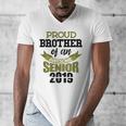 Senior Class Of 2019 Tshirt Graduation Awesome Brother Men's V-Neck T-Shirt