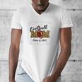 Senior Football Mom Class Of 2025 Graduation Graduate Men's V-Neck T-Shirt