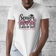 Senior Mom 2027 Class Of 2027 Graduation Proud Senior Mother Men's V-Neck T-Shirt