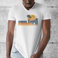 Senior Sunrise 2026 Graduation Cool Retro High School Men's V-Neck T-Shirt